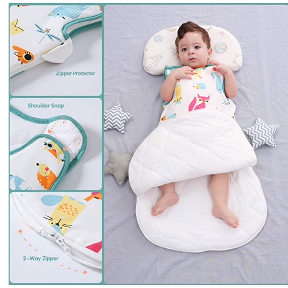 Sleep Sack Baby Wearable Blanket with 2-Way Zipper, 2.5 TOG 18-24mo - Picture 5 of 6